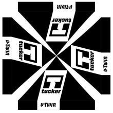 Tucker Rocky VTWIN Canopy - 10x10 - Black/White [MPN: 31-31100-D-VTWIN]_986672