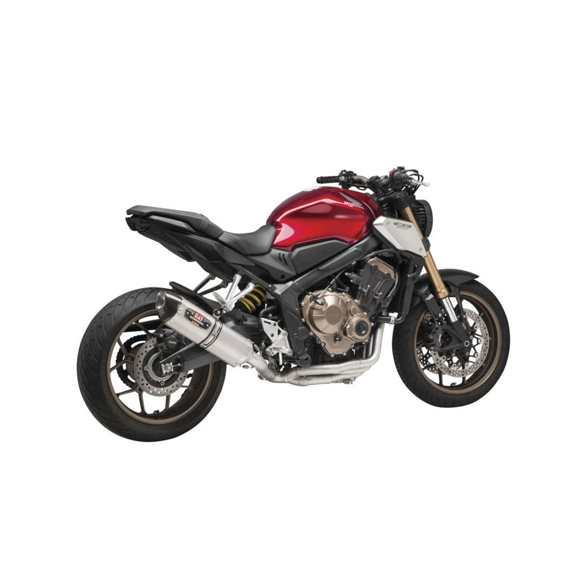 Yoshimura R-77 Full-System Exhaust Stainless Steel Sleeve Carbon Fiber End Cap [MPN: 12651AJ520]_981966