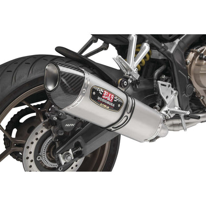 Yoshimura R-77 Full-System Exhaust Stainless Steel Sleeve Carbon Fiber End Cap [MPN: 12651AJ520]_981964