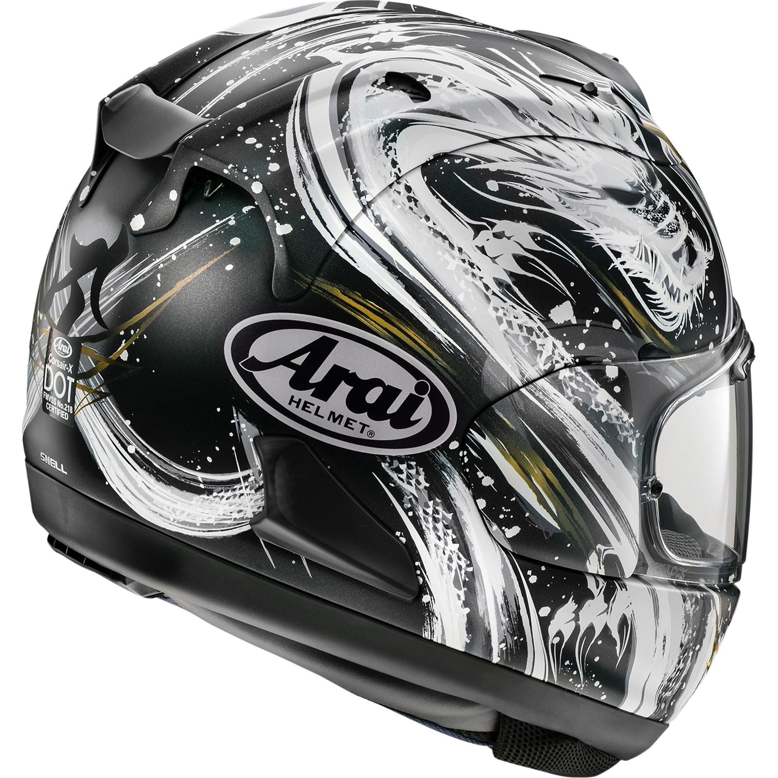 Arai Corsair-X Kiyonari Helmet - Black - 2X-Large 685311169860_1100853