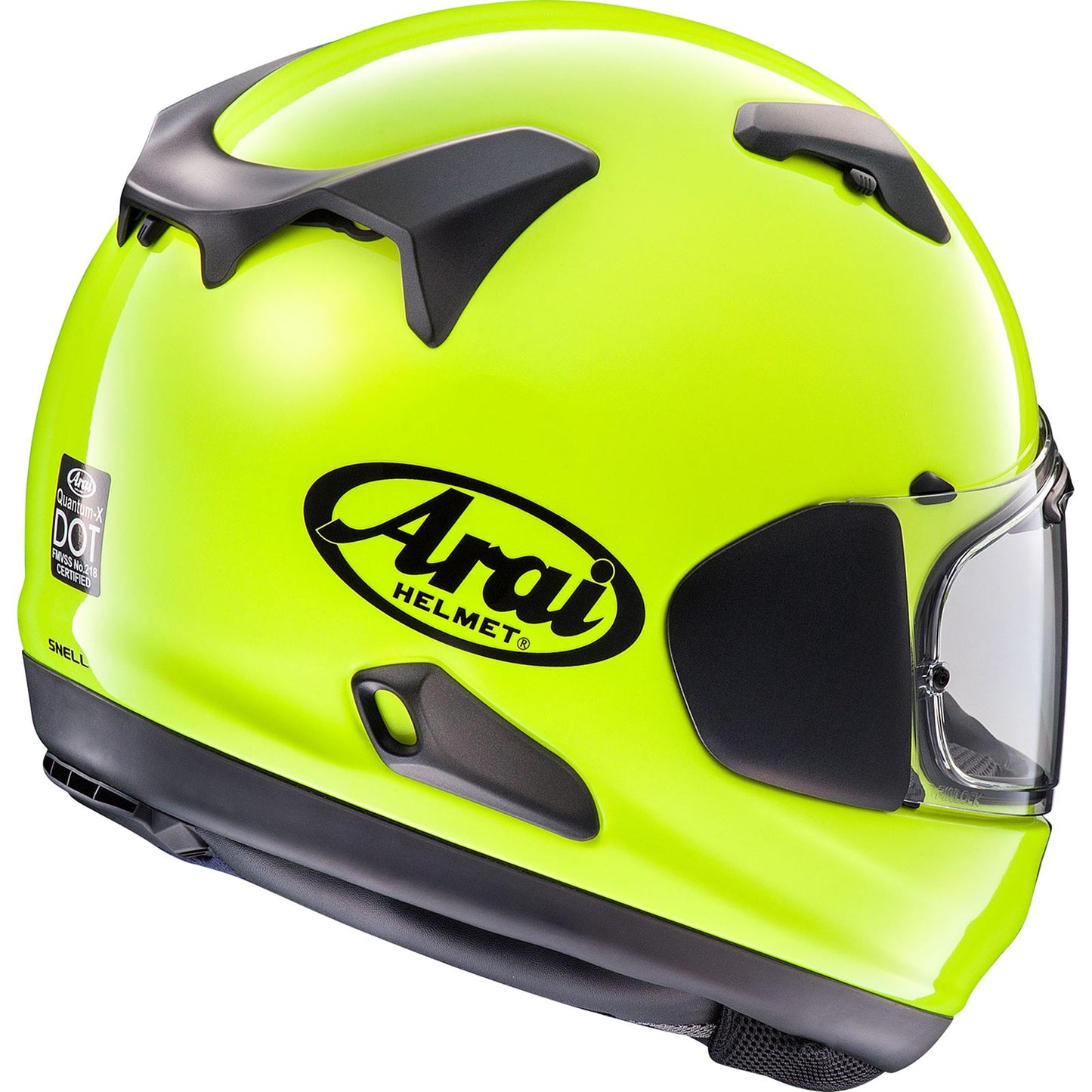 Arai Quantum-X Helmet - Fluorescent Yellow - 2X-Large OPEN BOX [MPN: 685311176752]_2573271
