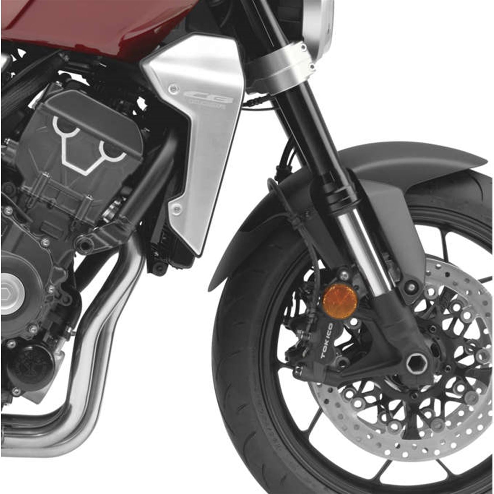 Puig Front Fender Extension Compatible with Honda CB1000R - Black [MPN: 0049N]_992468