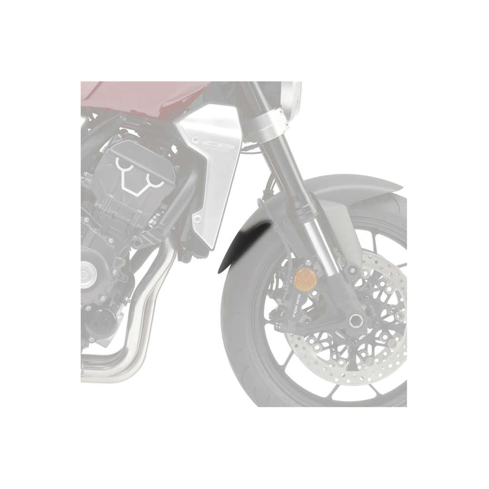 Puig Front Fender Extension Compatible with Honda CB1000R - Black [MPN: 0049N]_992467
