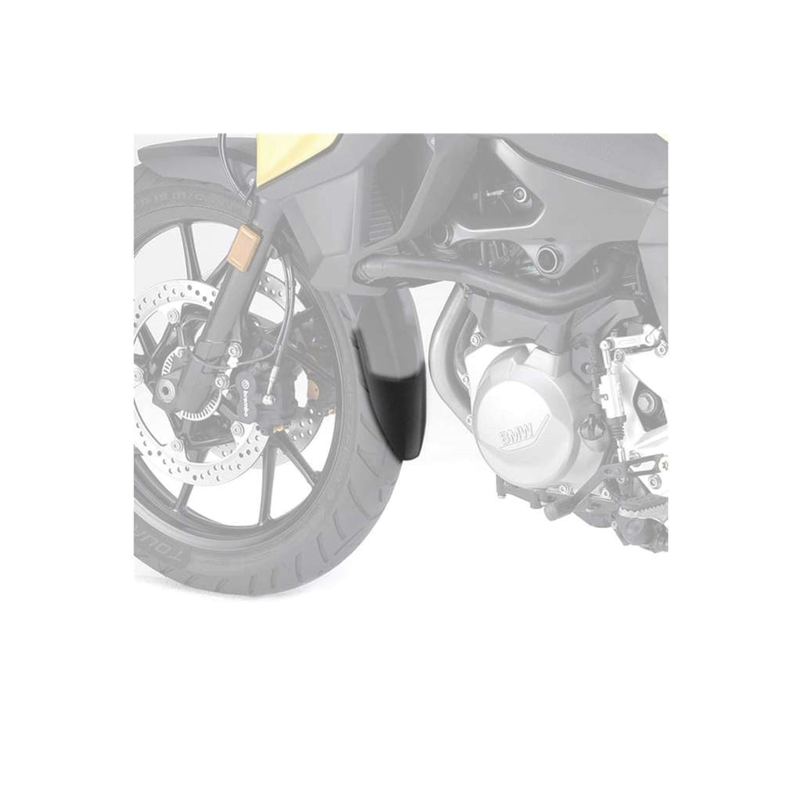 Puig Front Fender Extension Compatible with BMW F800GS - Black [MPN: 1941N]_992889