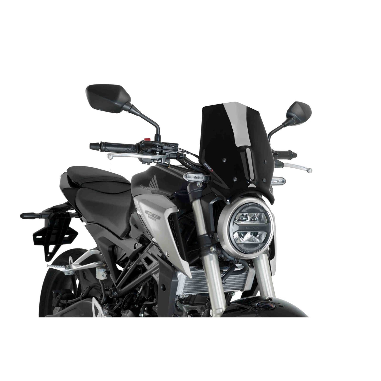Puig Naked New Generation Sport Windscreen - Black for Honda [MPN: 9734N]_860808