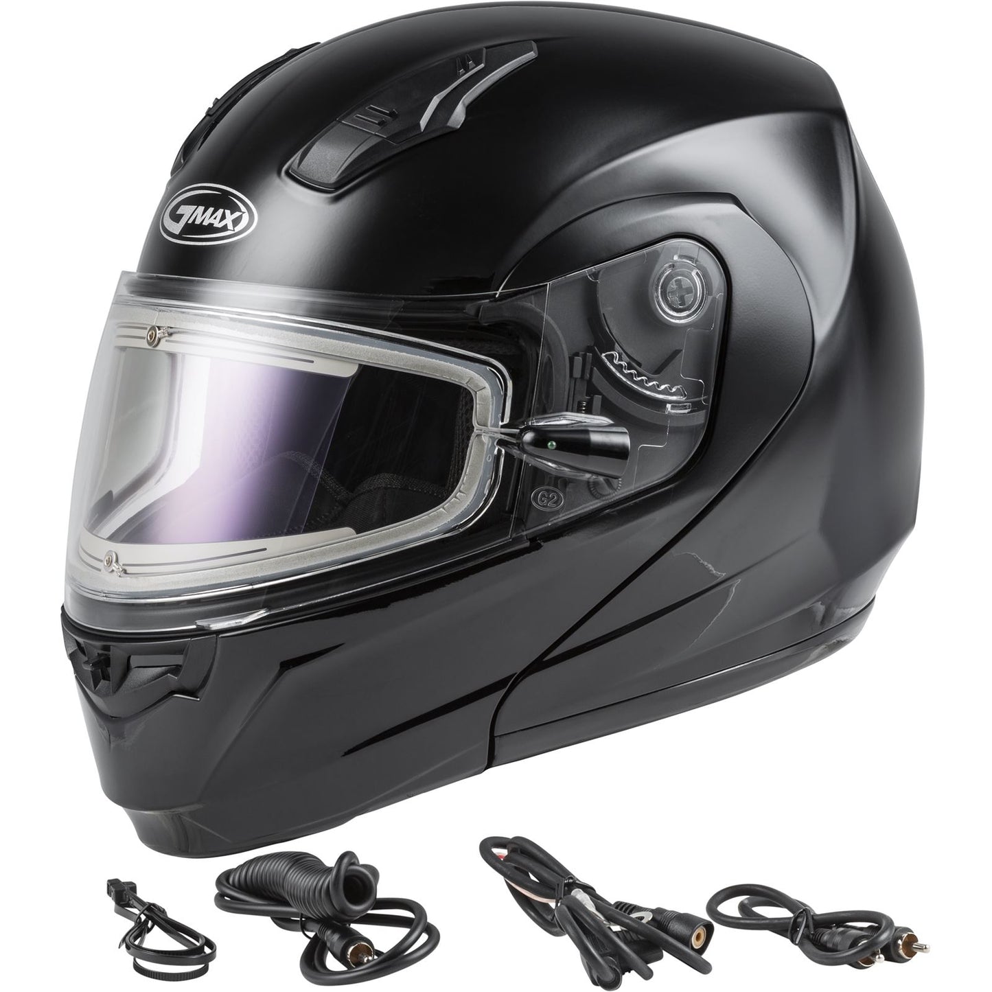 GMax MD-04S Modular Snow Helmet w/Electric Shield - Black - XL OPEN BOX [MPN: M4040027]_1995438