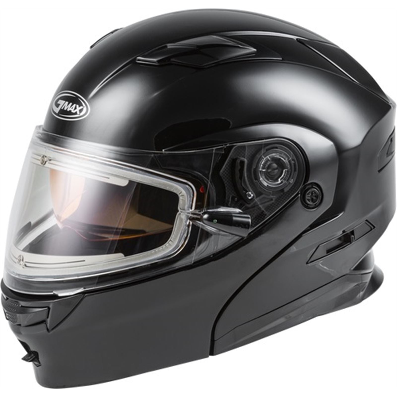 GMax MD-01S Modular Snow Helmet with Electric Shield - Black - Small M4010024_678077