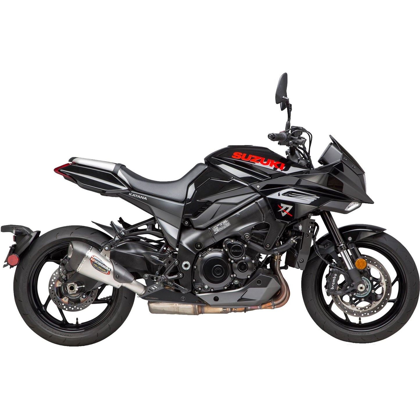 Yoshimura Alpha T Street Slip-On - Stainless Steel with Carbon Fiber End Cap 11500BP520_616590