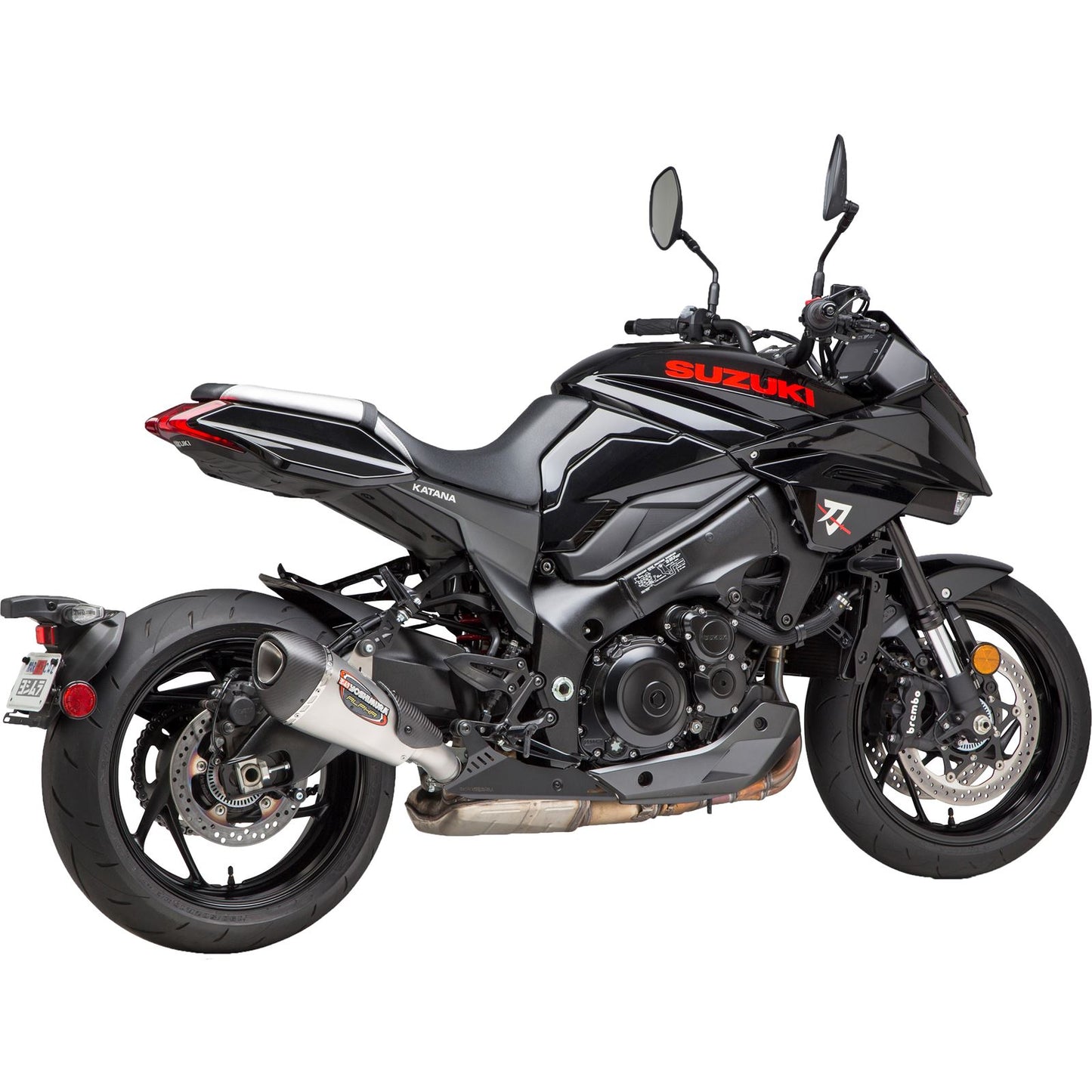 Yoshimura Alpha T Street Slip-On - Stainless Steel with Carbon Fiber End Cap 11500BP520_616591