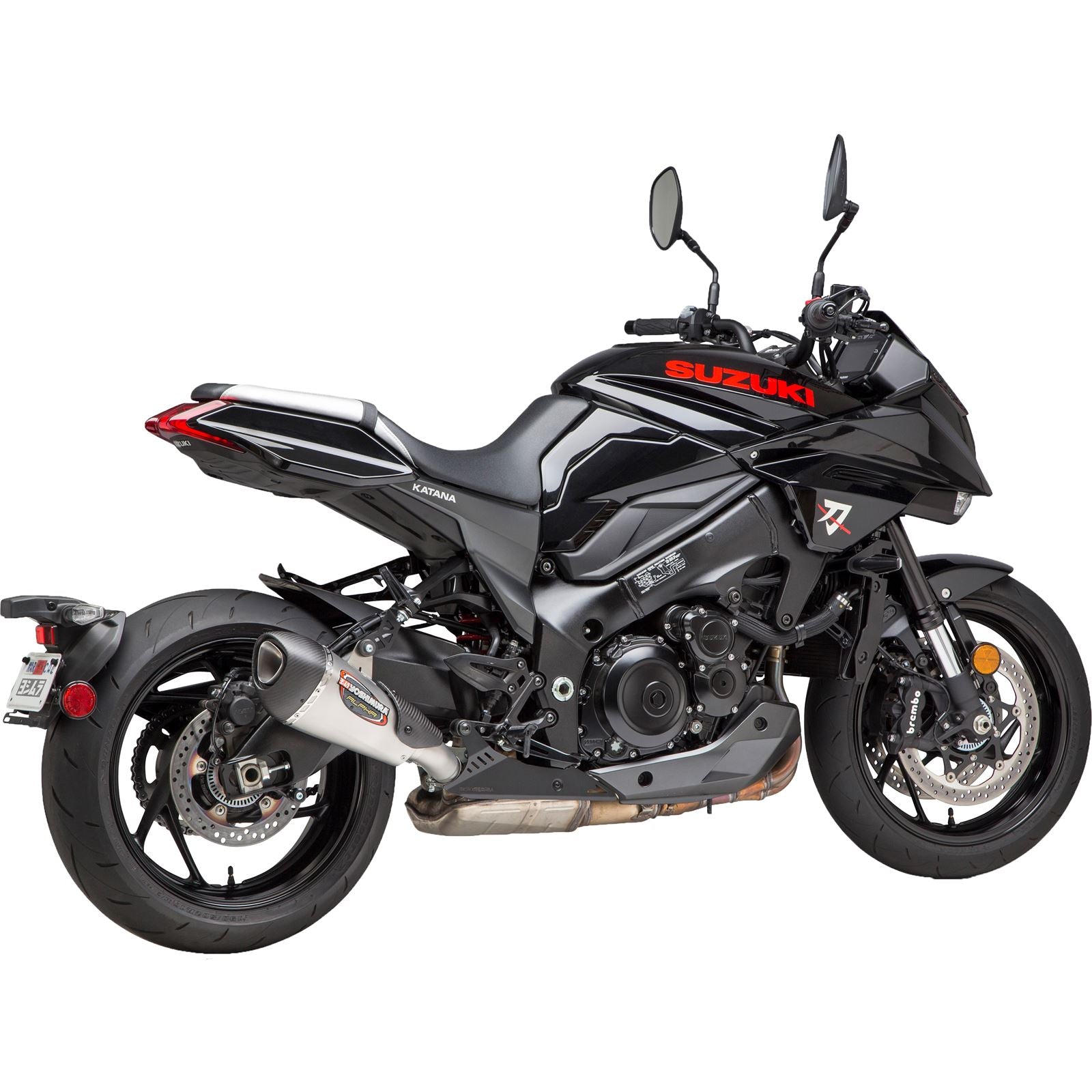 Yoshimura Alpha T Street Slip-On - Stainless Steel with Carbon Fiber End Cap 11500BP520_616591