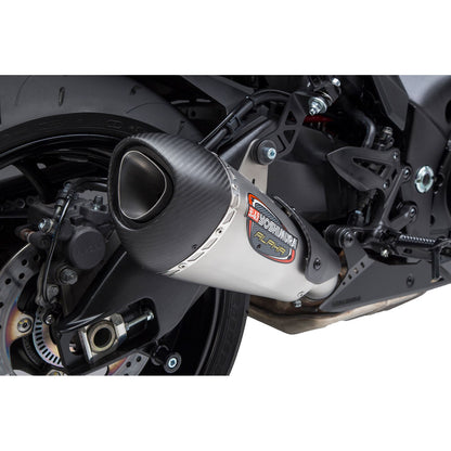 Yoshimura Alpha T Street Slip-On - Stainless Steel with Carbon Fiber End Cap 11500BP520_616592