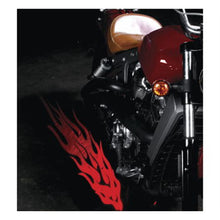 XKGlow CurbFX 2-Piece LED Light Projector Optics - Flame Optic XK-CFX-FILM-FLAME_673342