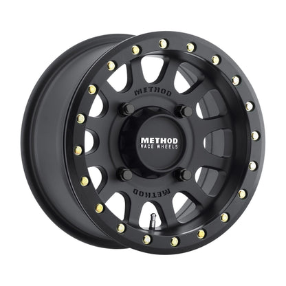 Method Race Wheels MR401 15X7 4/136 4+3 SBL Wheels - Matte Black [MPN: MR40157047543B]_1664072