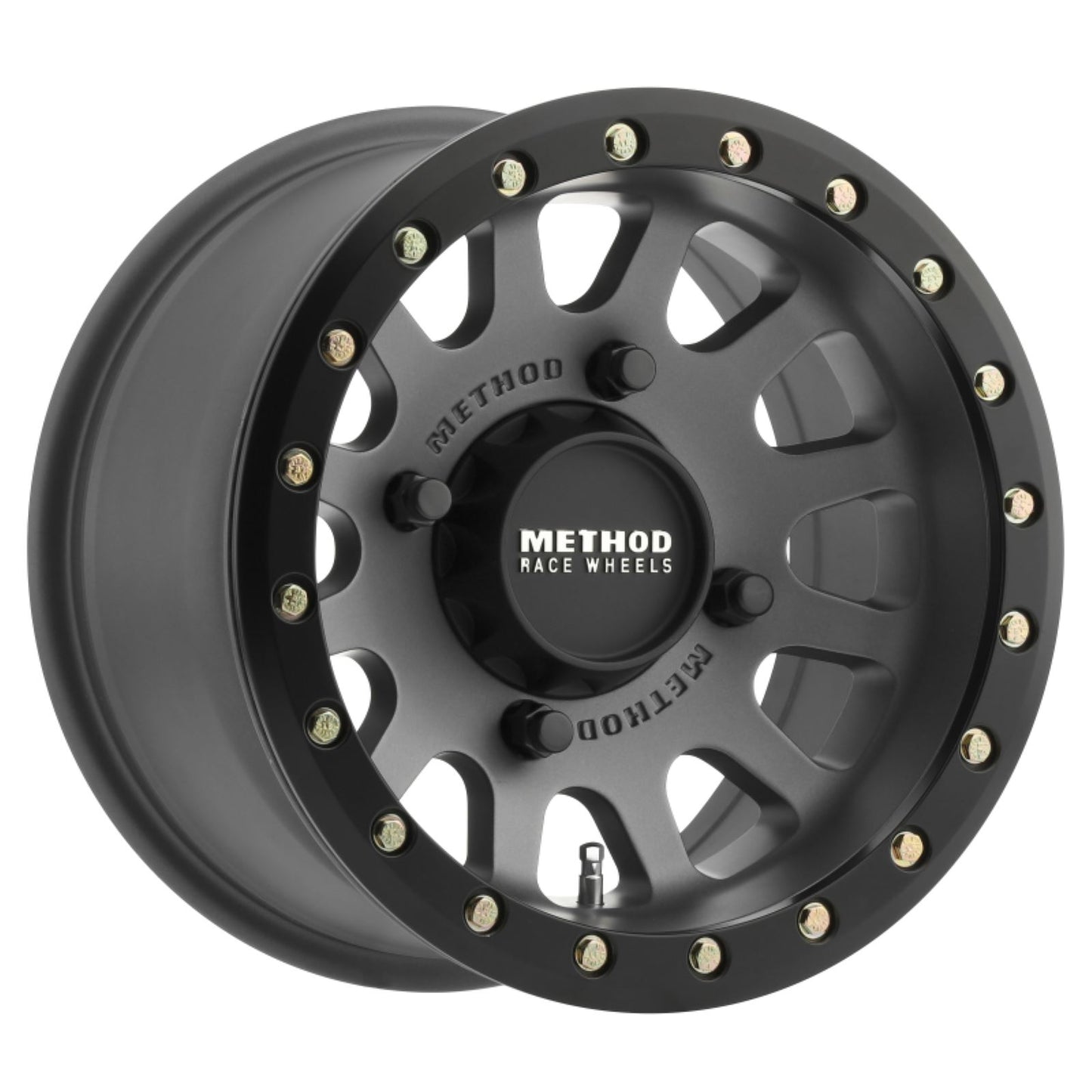 Method Race Wheels MR401 15X7 4/136 4+3 SBL Ti Wheels - Matte Black [MPN: MR40157047843B]_1664073