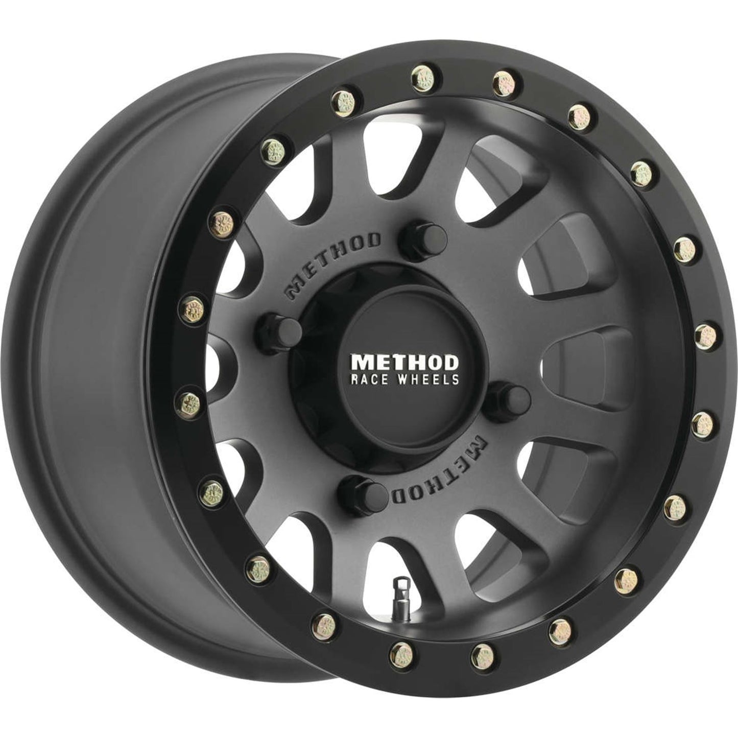 Method Race Wheels MR401 15X7 4/136 4+3 SBL Ti Wheels - Matte Black [MPN: MR40157047843B]_994299