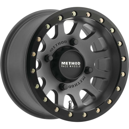Method Race Wheels MR401 15X7 4/136 4+3 SBL Ti Wheels - Matte Black [MPN: MR40157047843B]_994299
