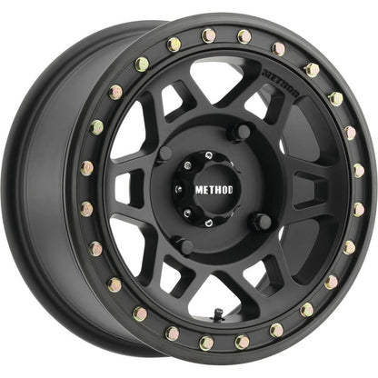 Method Race Wheels MR405 15X7 4/156 5+2 SBL Wheels - Matte Black [MPN: MR40557046552B]_985540