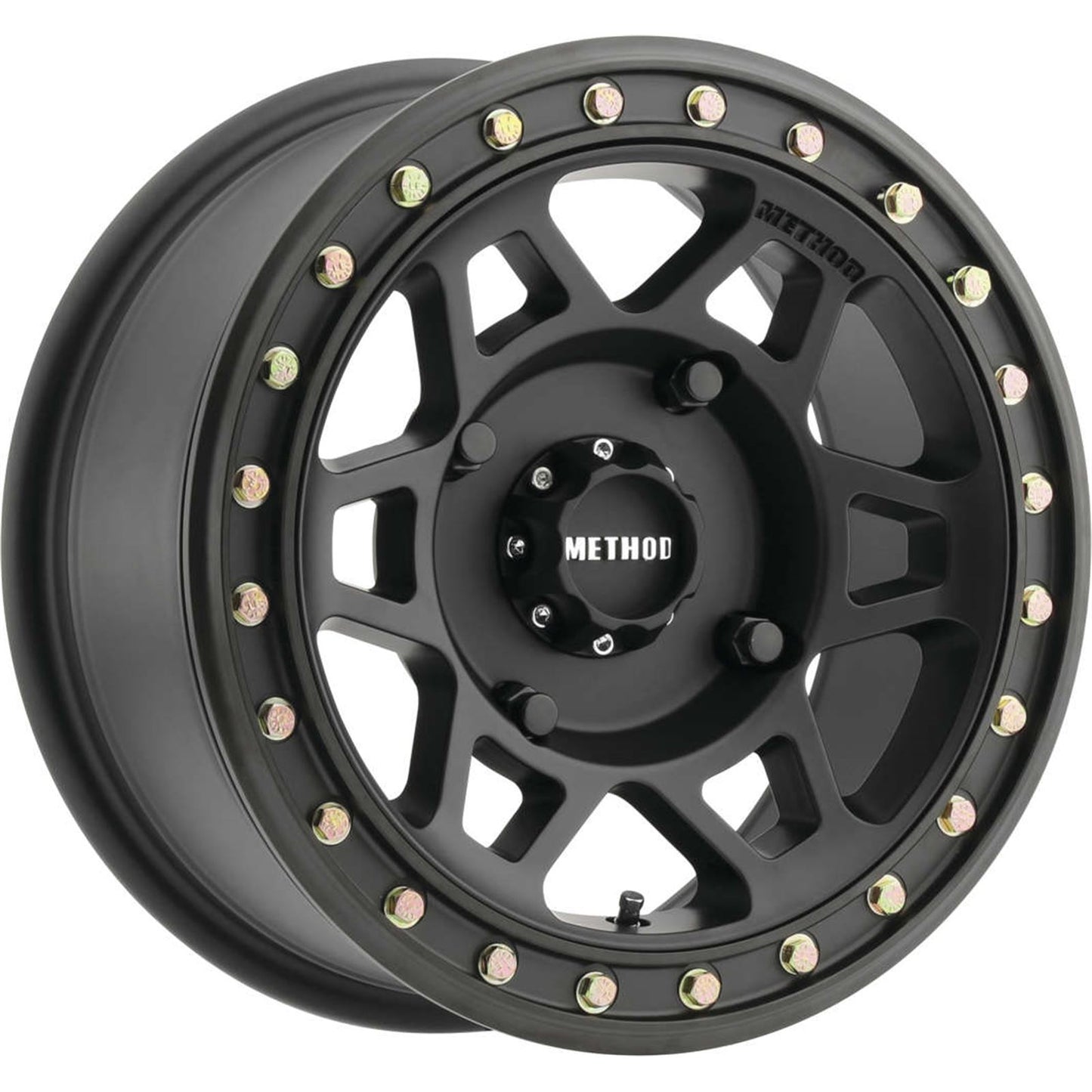 Method Race Wheels MR405 15X7 4/136 5+2 SBL - Matte Black [MPN: MR40557047552B]_984107