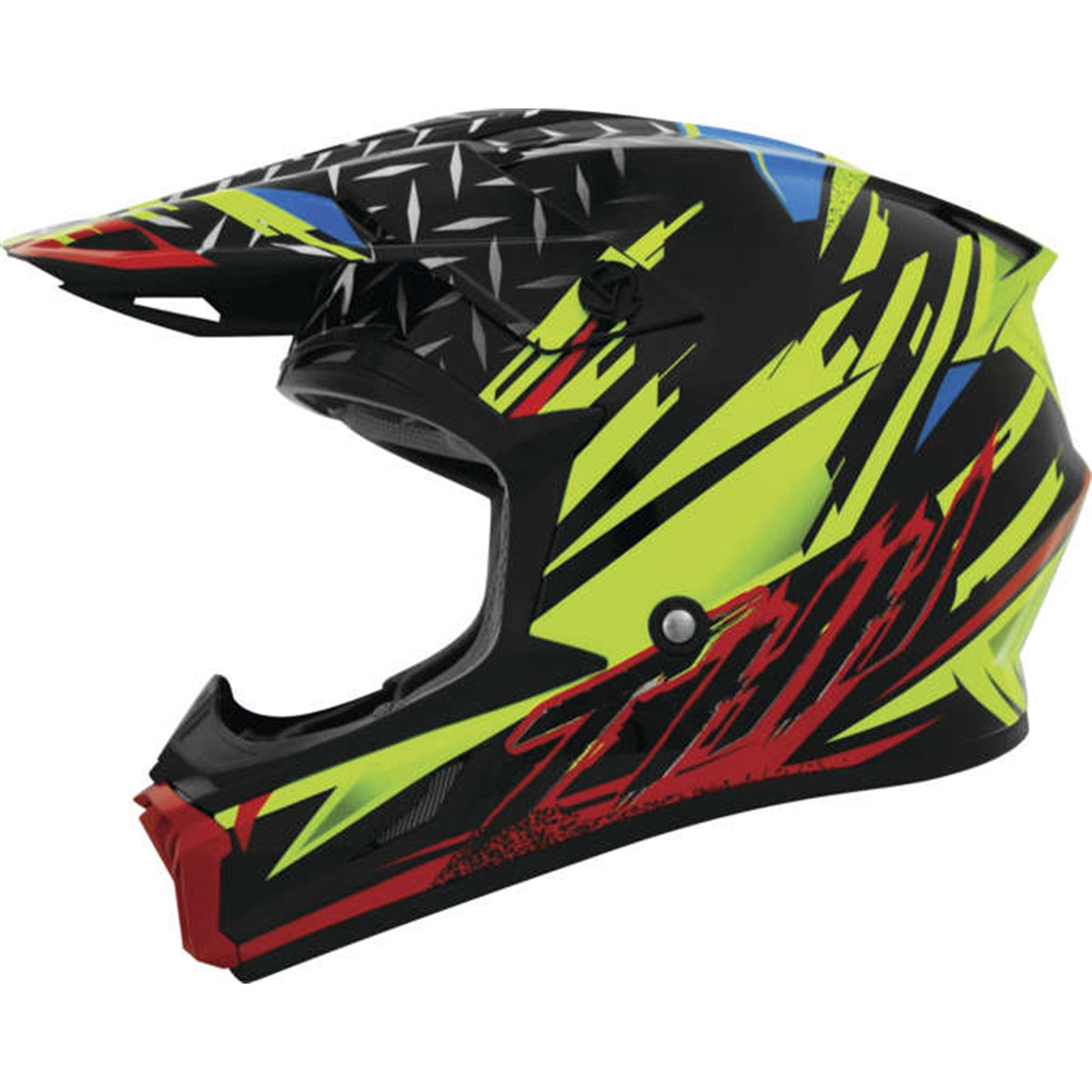 THH Helmets T710X Assault Helmet Yellow/Red - X-Small [MPN: 646192]_988359