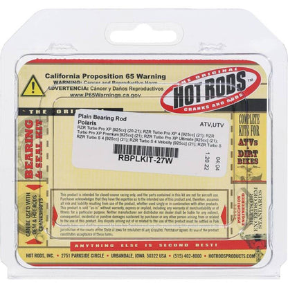 Hot Rods Plain Bearing Rod RBPLKIT-27W_1649605