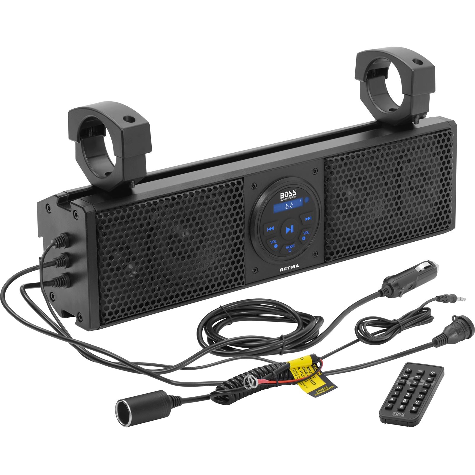 Boss Audio Plug N Play 18" Sound Bar 4 Speakers Fits 1.5-2" Bars BRT18A_617414