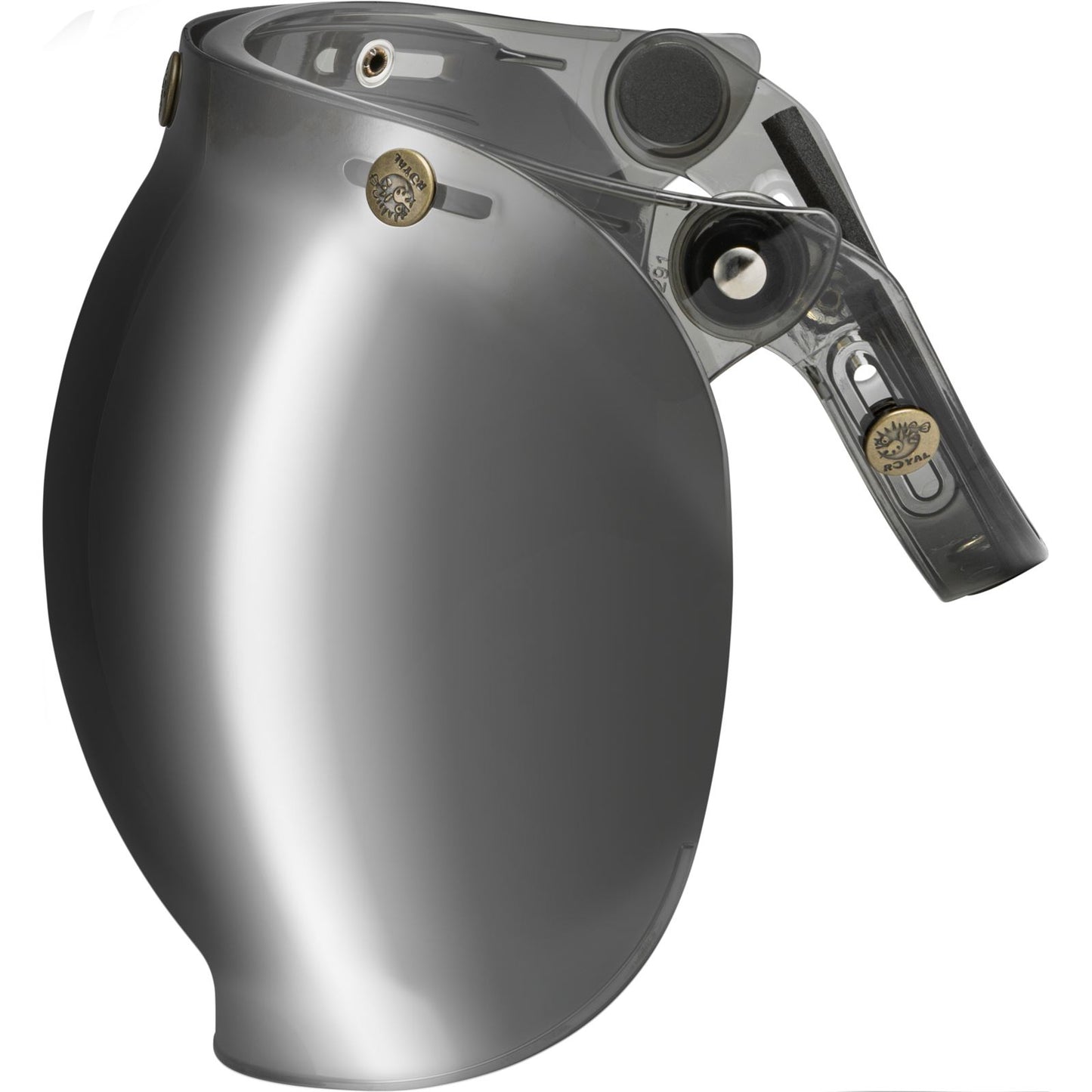 GMax Bubble Shield 3-Snap Flip-Up - Silver Iridium - Universal G002015_617434