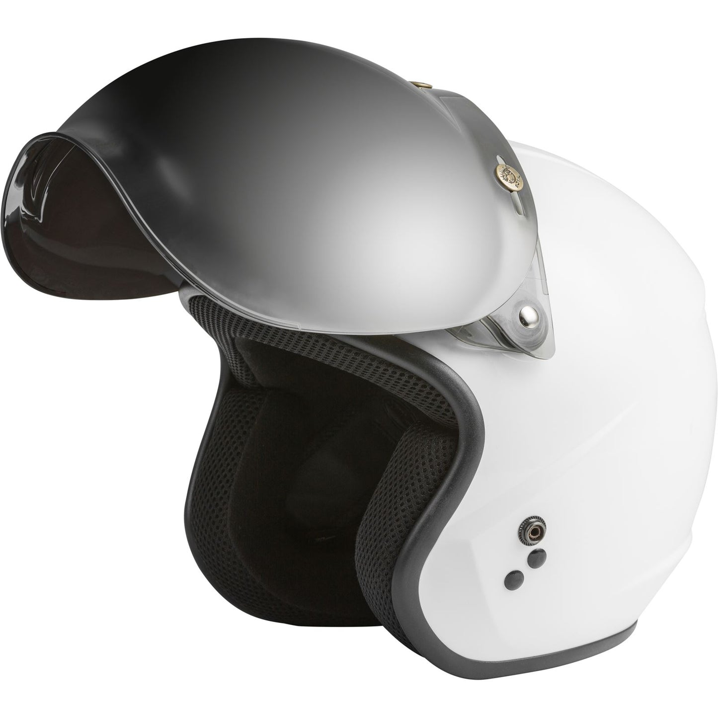GMax Bubble Shield 3-Snap Flip-Up - Silver Iridium - Universal G002015_617435