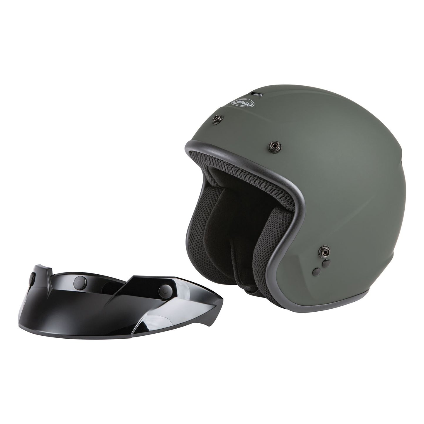 GMax OF-2 Open-Face Helmet - Matte Green - Large G1020716_617798