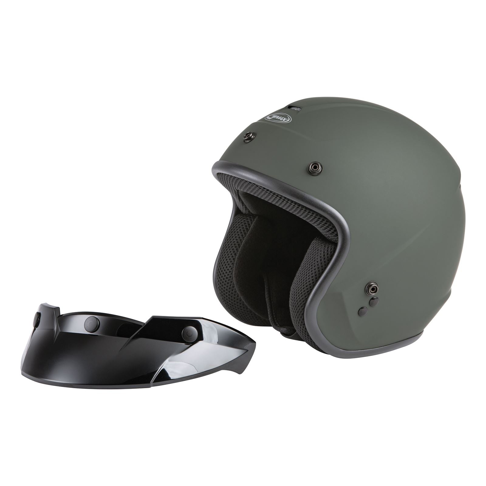 GMax OF-2 Open-Face Helmet - Matte Green - X-Small G1020713_617818