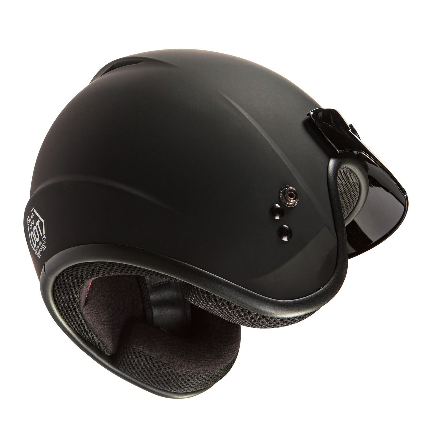 GMax Youth OF-2 Open-Face Helmet - Matte Black - Youth Large [MPN: G1020072]_617922