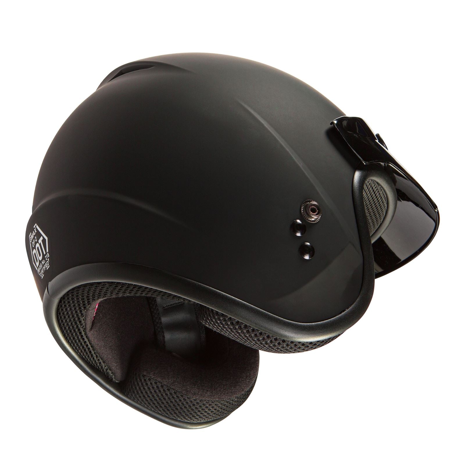GMax Youth OF-2 Open-Face Helmet - Matte Black - Youth Large [MPN: G1020072]_617922