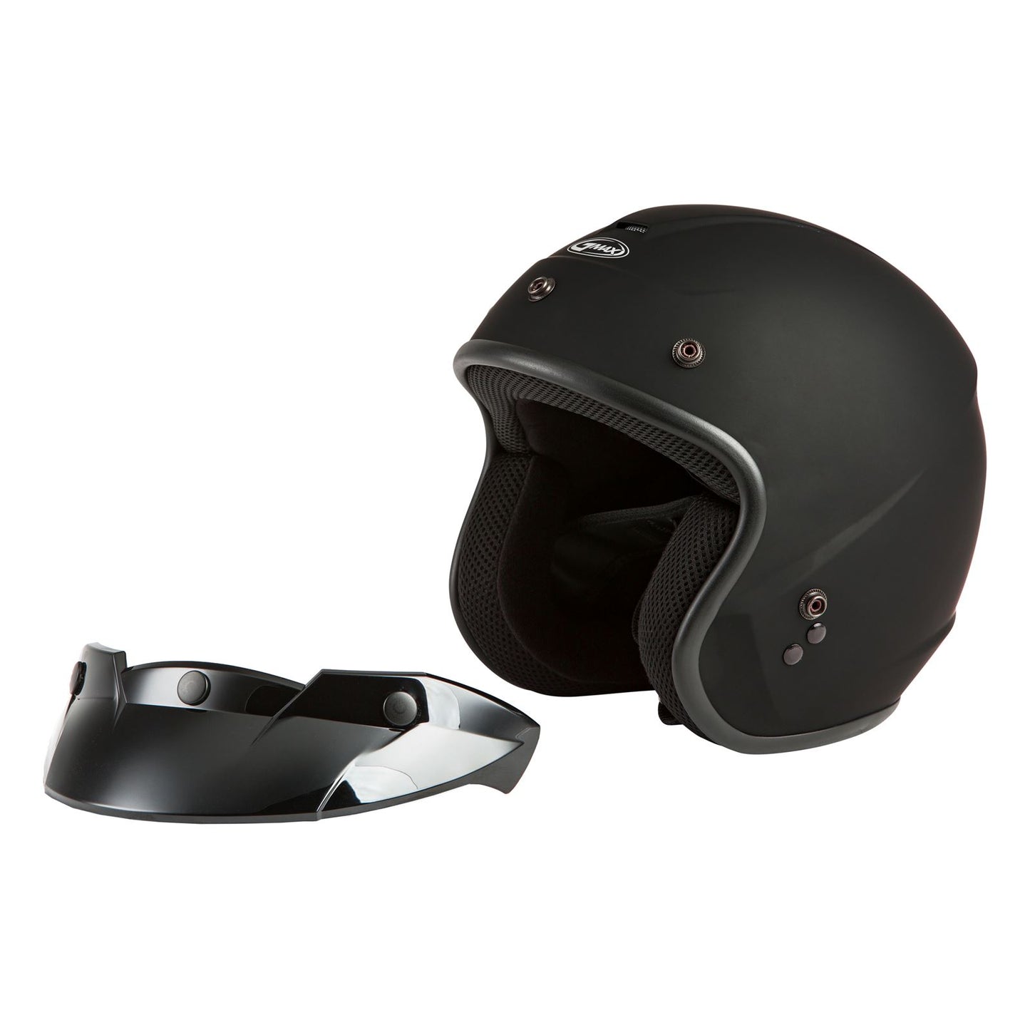 GMax Youth OF-2 Open-Face Helmet - Matte Black - Youth Large [MPN: G1020072]_617923