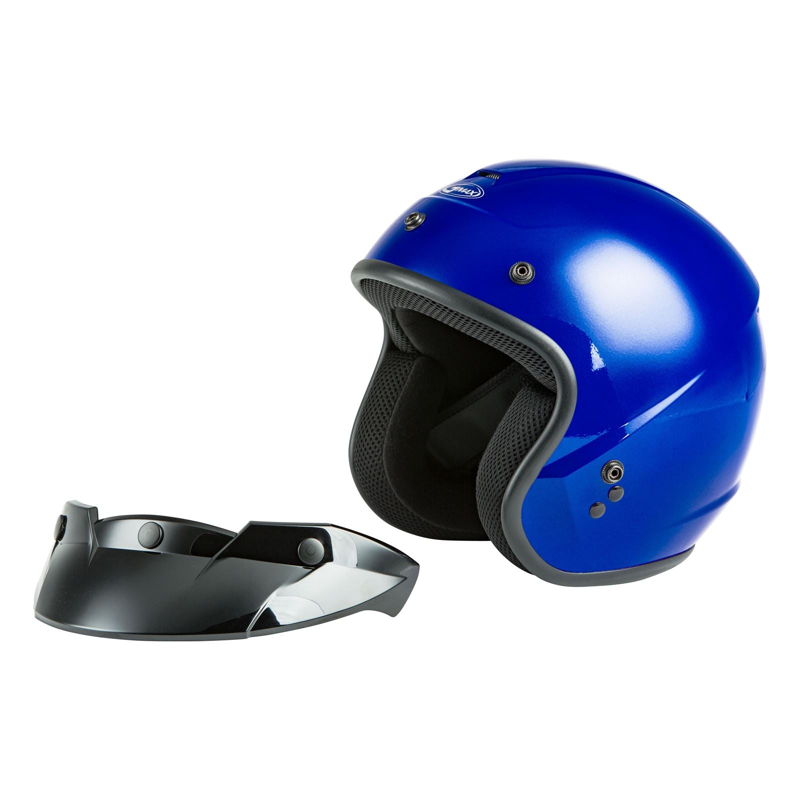 GMax Youth OF-2 Open-Face Helmet - Blue - Youth Medium G1020041_617973