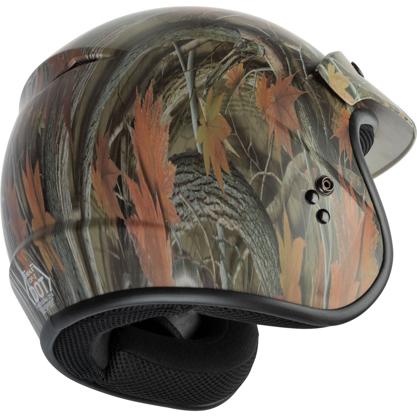 GMax OF-2 Open-Face Helmet - Leaf Camo - X-Small G1021563_618142