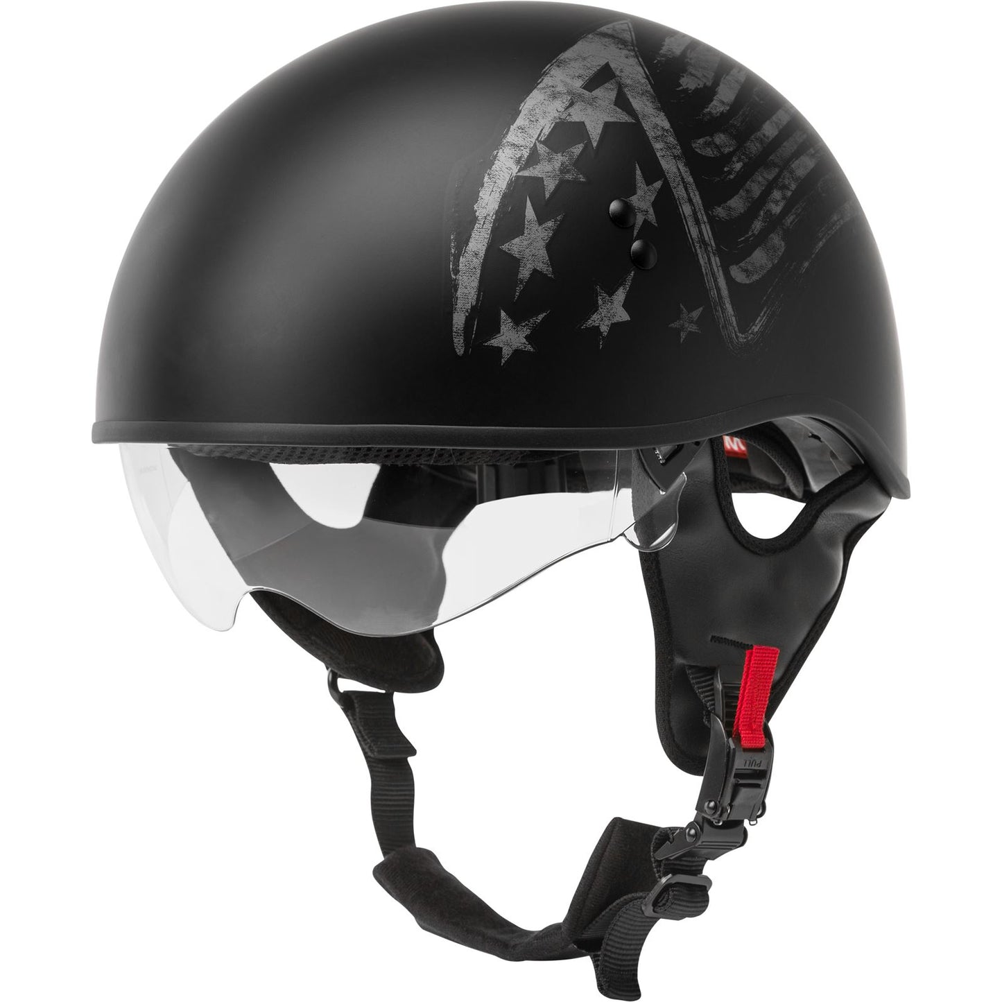 GMax HH-65 Half-Helmet Bravery - Matte Black/Grey - Large H1656506_618168