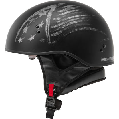 GMax HH-65 Half-Helmet Bravery - Matte Black/Grey - Medium H1656505_618172