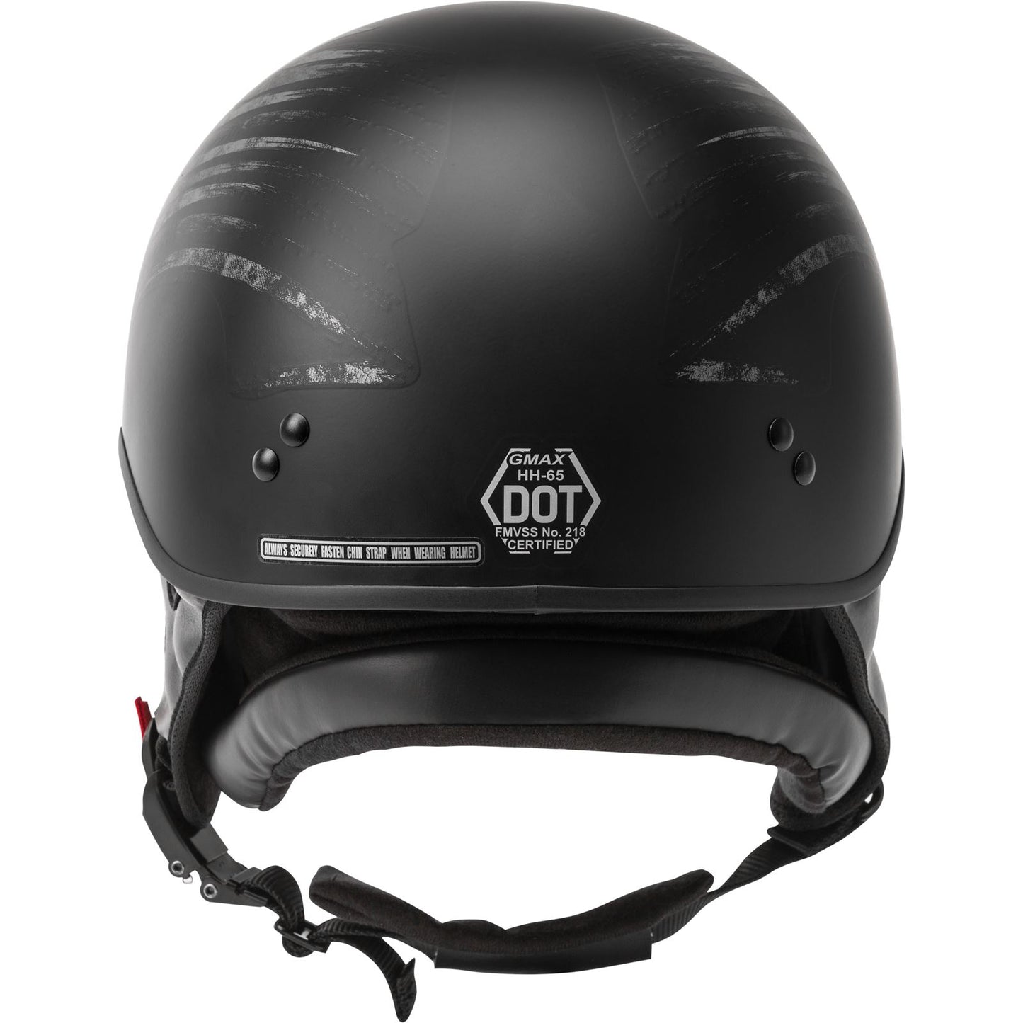 GMax HH-65 Half-Helmet Bravery - Matte Black/Grey - Small H1656504_618179