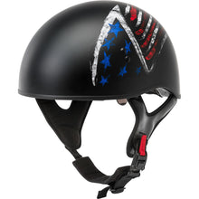 GMax HH-65 Half-Helmet Bravery - Matte Black/Red/White/Blue - 2X-Large [MPN: H1656848]_618231
