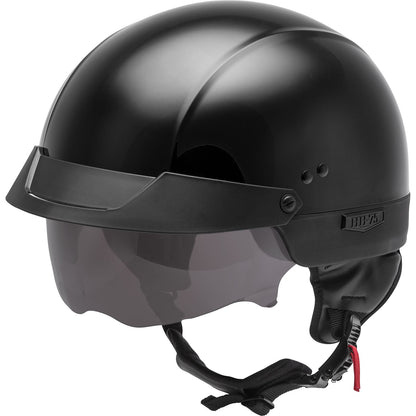GMax HH-75 Half-Helmet - Black - Large H1750026_618320