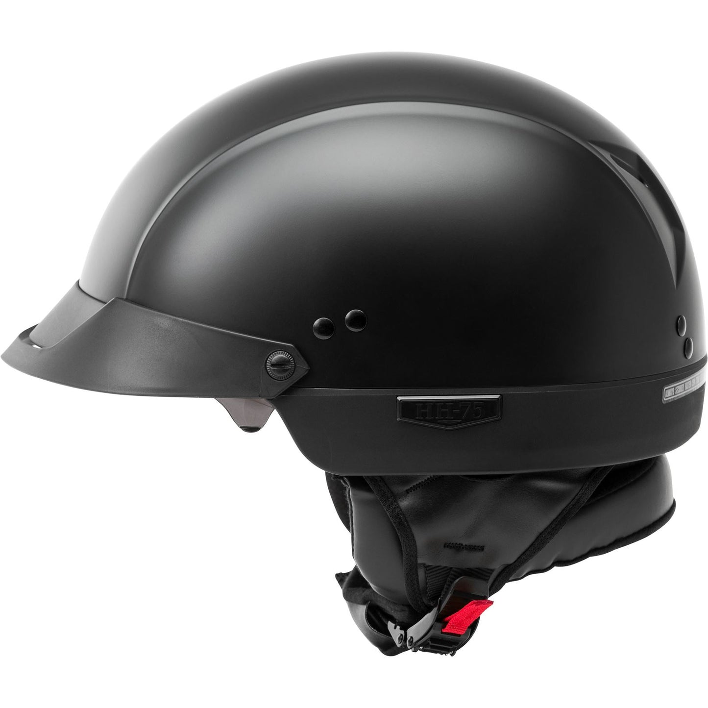GMax HH-75 Half-Helmet - Matte Black - X-Large H1750077_1008055