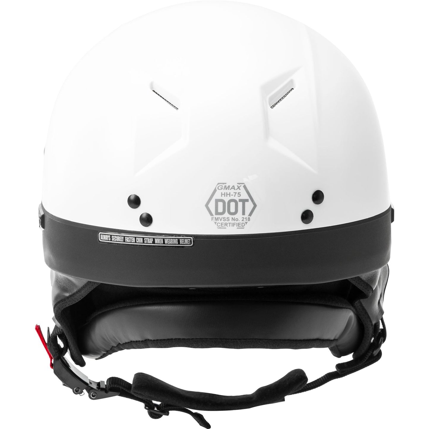 GMax HH-75 Half-Helmet - White - Small H1750014_1008026