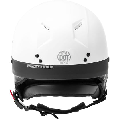 GMax HH-75 Half-Helmet - White - X-Large H1750017_1008036