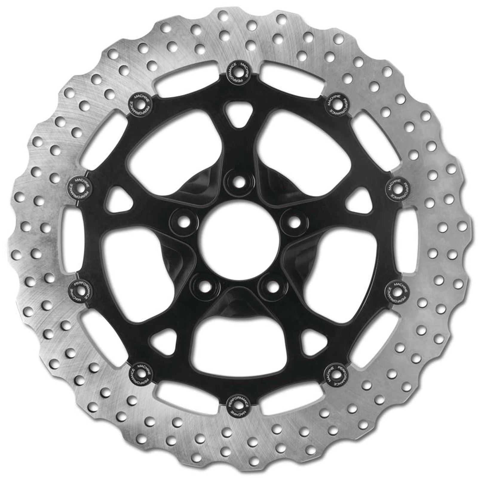 Performance Machine Front Rotor - 13" - Dominator - Black 0133-3059S-B_981606