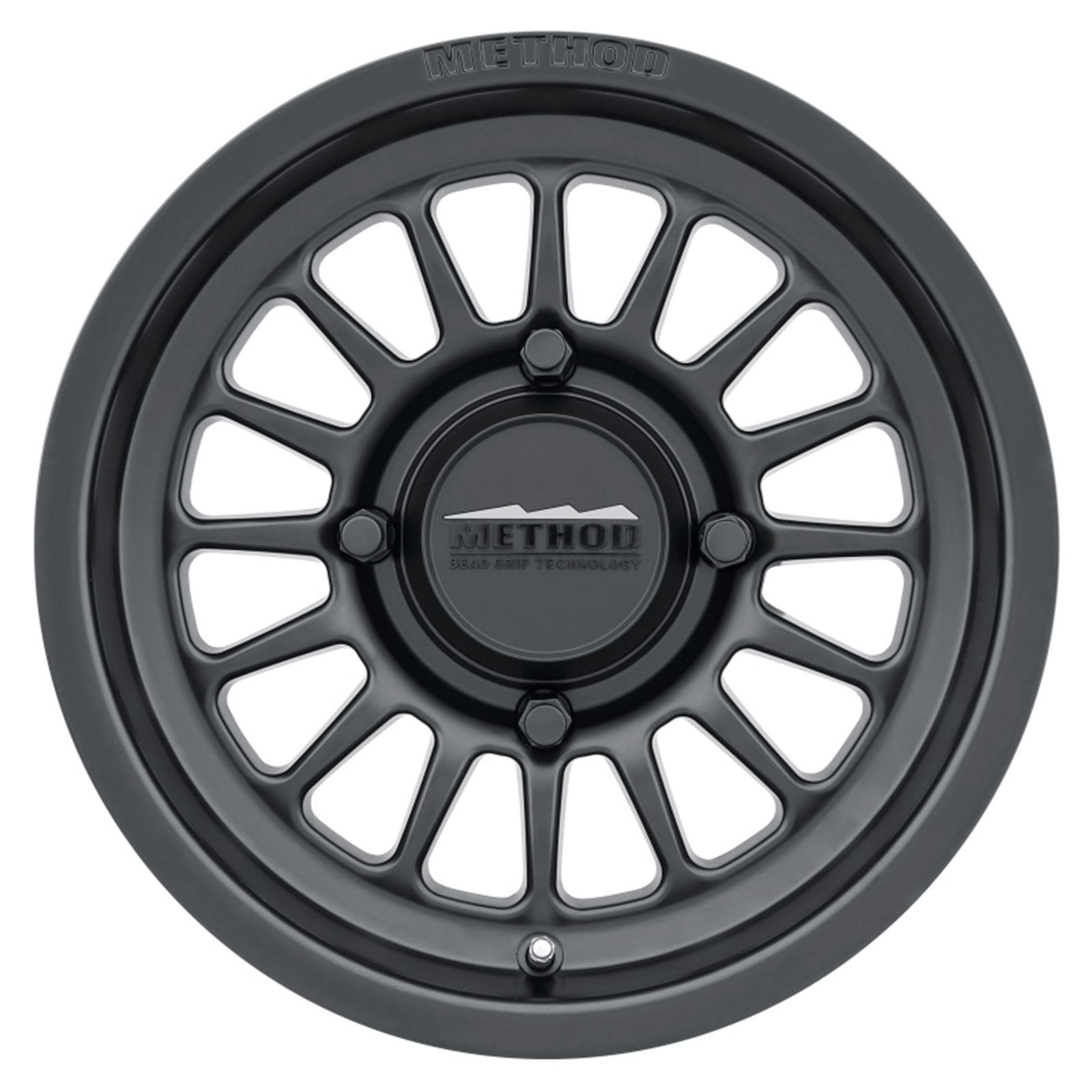 411 Bead Grip Wheels - 15x7, 4+3, 4/136, Matte Black_2097278