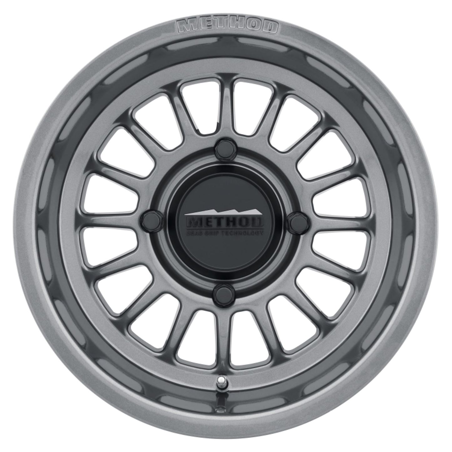 Method Race Wheels 411 Bead Grip Wheels - 15x7, 4+3, 4/136, Gloss Titanium [MPN: MR41157047843]_1664086