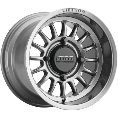Method Race Wheels 411 Bead Grip Wheels - 15x7, 4+3, 4/136, Gloss Titanium [MPN: MR41157047843]_981866