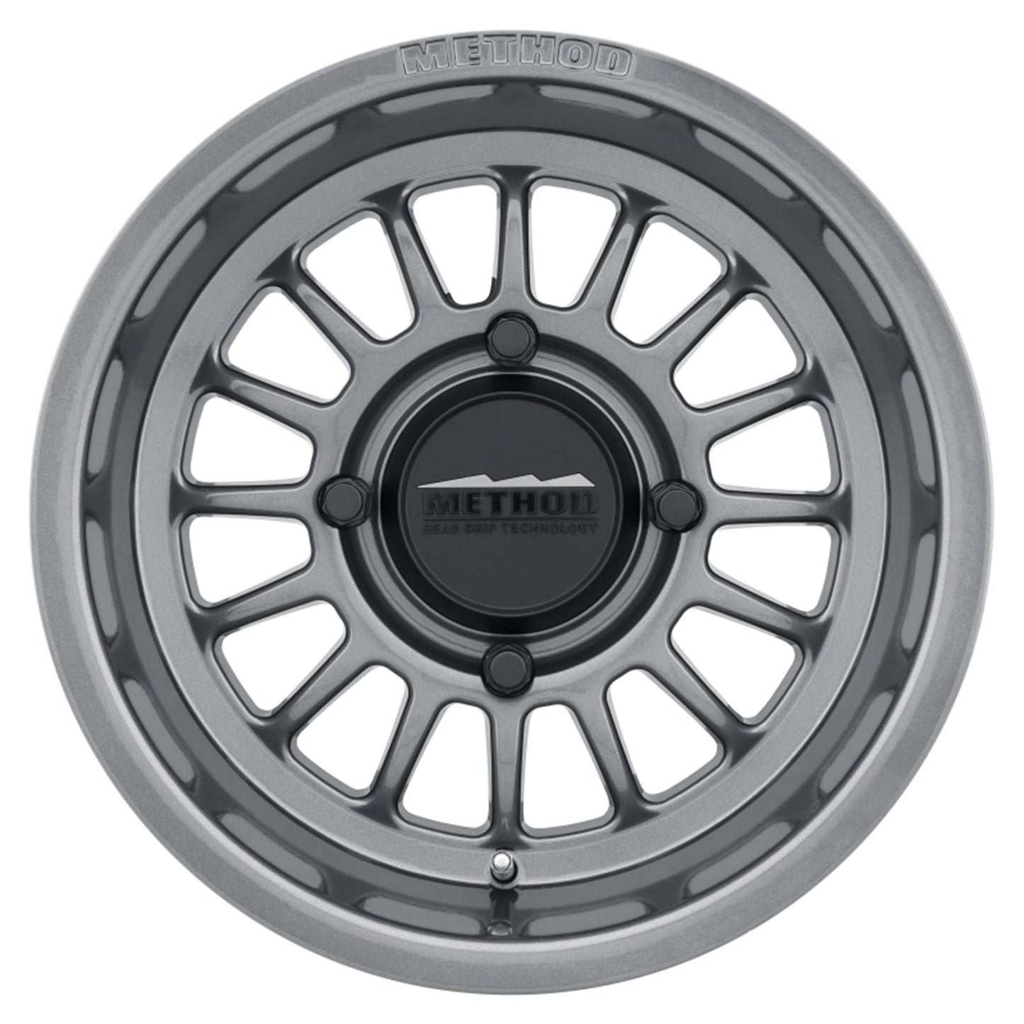 Method Race Wheels 411 Bead Grip Wheels - 15x7, 5+2, 4/136, Gloss Titanium [MPN: MR41157047852]_2097286