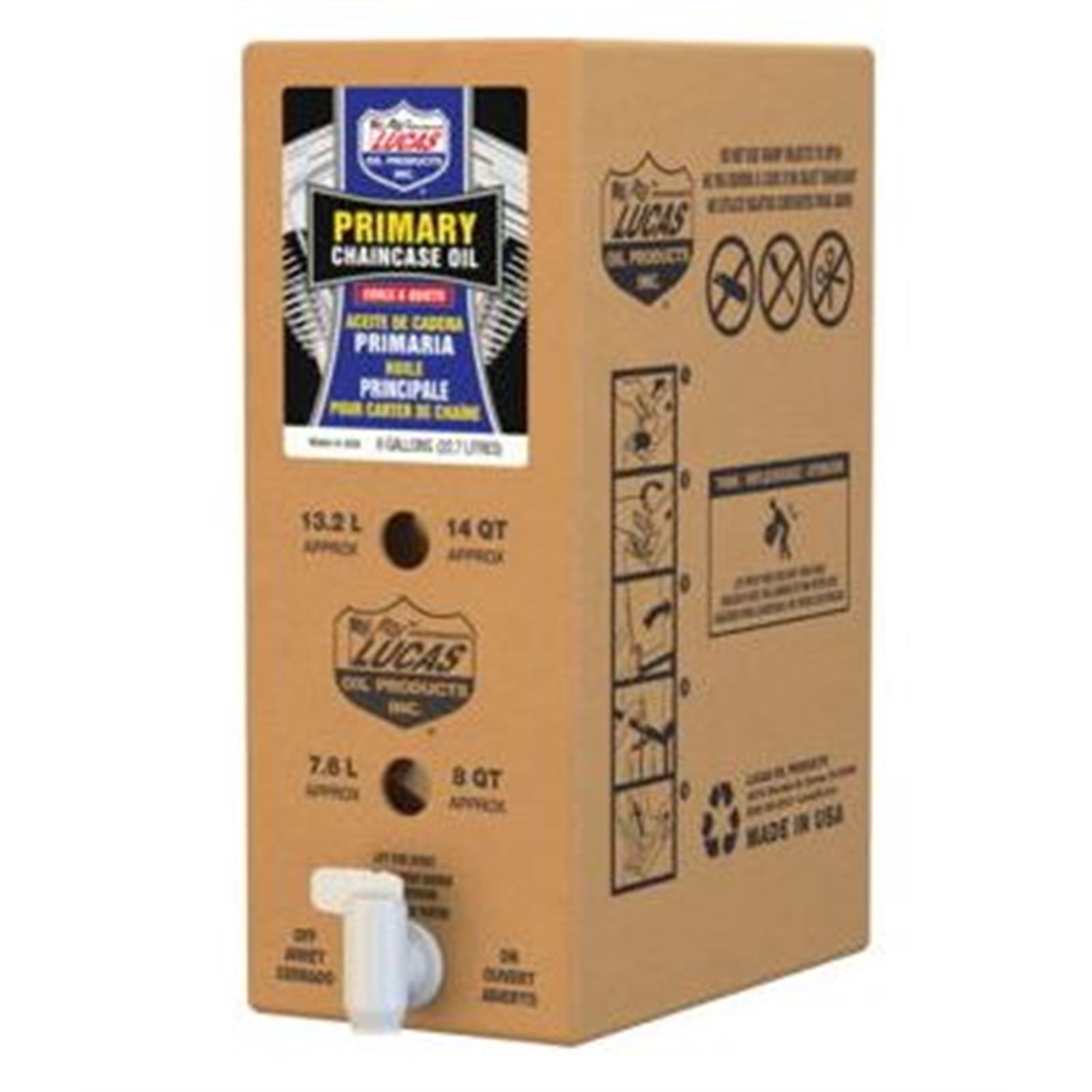 Lucas Oil V-Twin Gear Oil Synthetic, 75W140, 6 gal. [MPN: 18045]_733582
