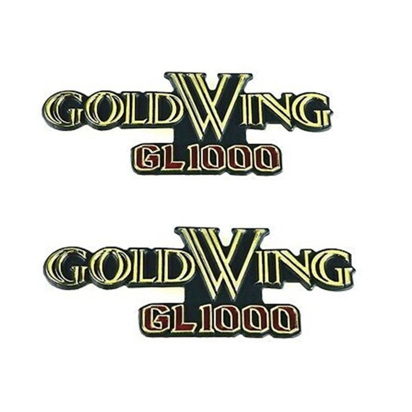 2FastMoto Side Cover Emblems Badges (Pair) for Honda GL1000 Goldwing 77-79 87130-431-670_972286