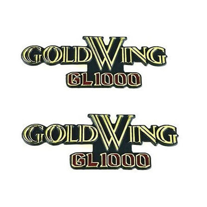 2FastMoto Side Cover Emblems Badges (Pair) for Honda GL1000 Goldwing 77-79 87130-431-670_972286